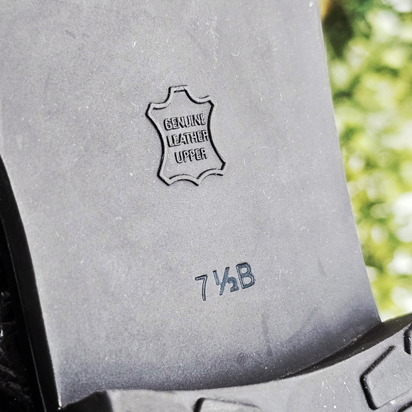 Talbots Crocodile Embossed Genuine Leather Tassel Penny Loafers Dark Brown, 7.5 - Picture 13 of 16